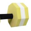 kowaku Water Dumbbells, Water Aerobic Exercise Foam Dumbbell Pool Resistance, Aquatic Weights Fitness Aquatic Barbells, Yellow view 3