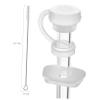Healifty 36pcs Silicone Spill Stopper for Cup Leakproof Straw Cap Brush Included view 3