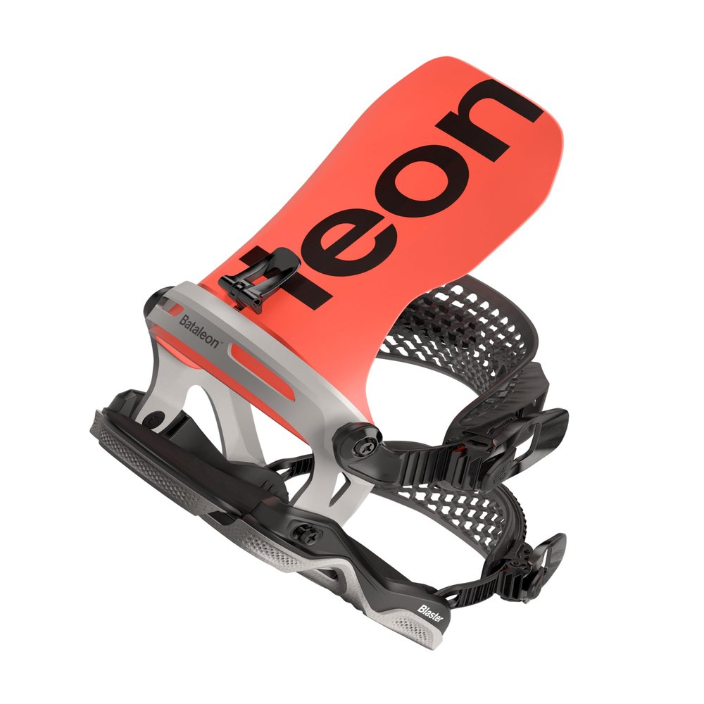 Bataleon Blaster Asymwrap Snowboard Bindings - 2024 Asymwrap Large/X-Large | Red