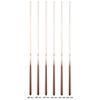 OKKO 1 pc Commercial Pool Billiard Maple Cue Sticks 57, Glue-On Tip, Pack of 6 (18/19/20 oz) view 1
