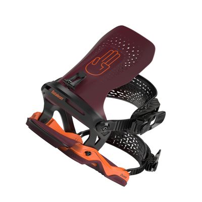 Bataleon Donna Asymwrap Snowboard Bindings - 2024 Small | Red