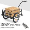Ktaxon Foldable Bike Trailer, Bicycle Trailer with Unmatched Load Capacity, 16 Inch Pneumatic Tire, Universal Coupler, Foldable Frame and Safe Reflectors Design view 3
