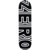 Zero Bold Skateboard Deck -7.25 Black/White - Assembled AS Complete Skateboards view 1