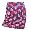 Monterey Club Women's Modern Floral Print Knit Skirt #4816 (Red/Navy/White, X-Small) view 1