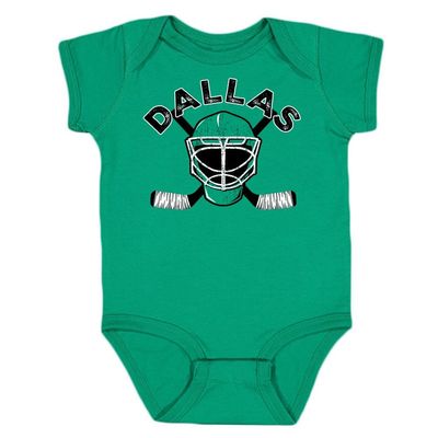Dallas Team Mask Kid's Bodysuit for Hockey Fans (Kelly Green, 18M)