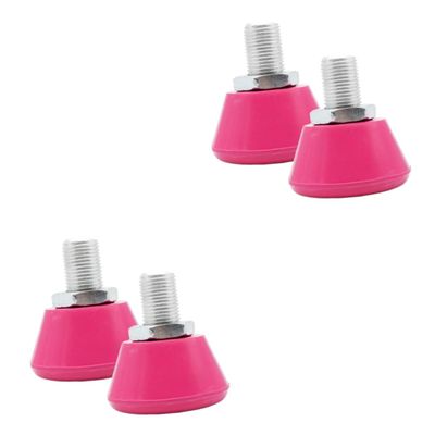 BESPORTBLE 2pairs Adjustable Toe Stops for Roller Skates Wear-Resistant Skate Toe Guards Rubber Easy Install