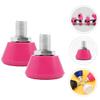 BESPORTBLE 2pairs Adjustable Toe Stops for Roller Skates Wear-Resistant Skate Toe Guards Rubber Easy Install view 3