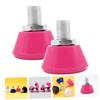 BESPORTBLE 3pairs Indoor Outdoor Roller Skate Stoppers Wear-Resistant Toe Stops Replacement Ergonomic Skate Toe Plugs view 3
