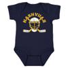 Nashville Team Mask Kid's Bodysuit for Hockey Fans (Navy,18M) view 1