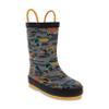 Western Chief Boys Waterproof Printed Rain Boot with Easy Pull on Handles - Construction, 9 M US Toddler view 1