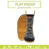 Western Chief Boys Waterproof Printed Rain Boot with Easy Pull on Handles - Construction, 9 M US Toddler view 3