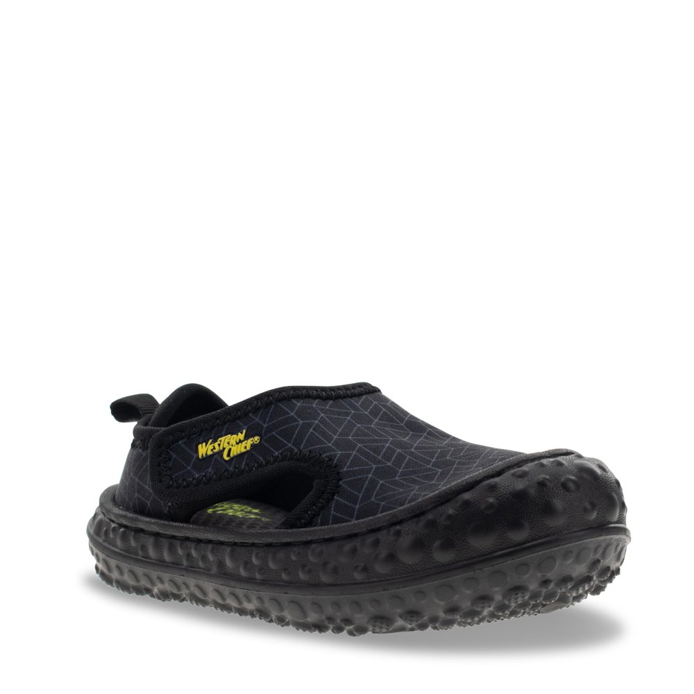 Western Chief Kids Unisex Water Friendly Discover Play Sandal (Toddler/Little Kid/Big Kid) Black 13 Little Kid Medium
