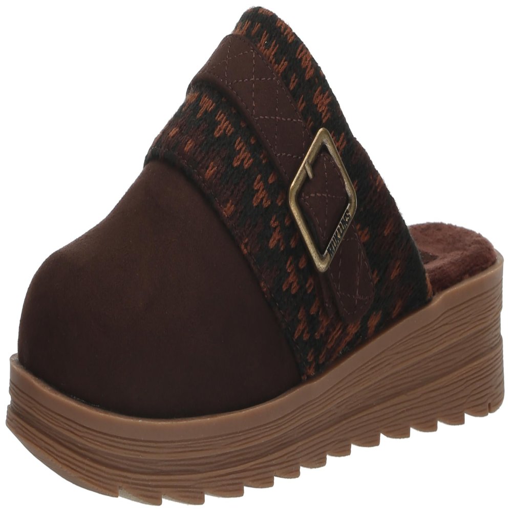 MUK LUKS Women's Natalie Nancy Boots, Dark Brown, 9