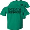 Fire Rescue T-Shirt-Black Design-Kelly-S view 1