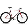 Golden Cycles Fixed Gear Single Speed Bike - Perfect Urban Commuter Bicycle with Front and Rear Brakes - Ideal for Teens and Adults - The Bike Comes in Different Sizes (41cm, Red Savage) view 2