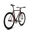 Golden Cycles Fixed Gear Single Speed Bike - Perfect Urban Commuter Bicycle with Front and Rear Brakes - Ideal for Teens and Adults - The Bike Comes in Different Sizes (41cm, Red Savage) view 3