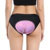 CHICIRIS Women Underwear, Elastic Black Women Briefs for Mountain Biking (L view 2