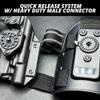 Level 2 Duty Drop Leg Holster fits Springfield Echelon (Right-Hand Draw, Carbon Fiber) view 2