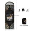 CVHOUSE Deer Hunting Camping Sleeping Bags,3 Season Warm & Cool Weather,Lightweight,Waterproof Hunting Theme Sleeping Bags for Adults & Kids,Traveling,and Outdoors,Camping Gear Equipment,31x90inch view 3