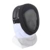 Fencing Protective Gear, Waterproof Liner, Fencing Trainer Mask, Durable, Lightweight, AntiGlare Finish, Black with Thick Bib for Daily Practice and Competition (S) view 4