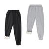 BIG ELEPHANT Boys Girls Fleece Lined Sweatpants, Winter Warm Soft Cotton Elastic Waist Kids Jogger Pants with Pockets view 1