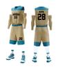 Custom Basketball Jerseys Any Name Number Team Logo - Basketball Jerseys for Men Boys Kids Adult Basketball Uniform Set (Khaki) view 1