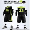 Custom Basketball Jerseys Any Name Number Team Logo - Basketball Jerseys for Men Boys Kids Adult Basketball Uniform Set (Khaki) view 3