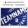 Custom Basketball Jerseys Any Name Number Team Logo - Basketball Jerseys for Men Boys Kids Adult Basketball Uniform Set (Sky Blue 002) view 2