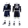 Custom Basketball Jerseys Any Name Number Team Logo - Basketball Jerseys for Men Boys Kids Adult Basketball Uniform Set (Treasure Blue) view 1