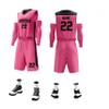 Custom Basketball Jerseys Any Name Number Team Logo - Basketball Jerseys for Men Boys Kids Adult Basketball Uniform Set (Rose Color) view 1