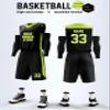 Custom Basketball Jerseys Any Name Number Team Logo - Basketball Jerseys for Men Boys Kids Adult Basketball Uniform Set (Rose Color) view 3