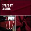 Metaball Professional Pre Cut Pool Table Felt Cloth with 6 PCS Bottom Cloth - Choose for 7, 8 or 9 Foot Table, 7 Colours for Choice (for 7 Fool Table, Dark Red) view 2