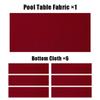 Metaball Professional Pre Cut Pool Table Felt Cloth with 6 PCS Bottom Cloth - Choose for 7, 8 or 9 Foot Table, 7 Colours for Choice (for 9 Fool Table, Red Wine) view 3