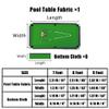 Metaball Professional Pre Cut Pool Table Felt Cloth with 6 PCS Bottom Cloth - Choose for 7, 8 or 9 Foot Table, 7 Colours for Choice (for 9 Fool Table, Red Wine) view 4