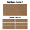 Metaball Professional Pre Cut Pool Table Felt Cloth with 6 PCS Bottom Cloth - Choose for 7, 8 or 9 Foot, 7 Colours for Choice (for 9 Fool Table, Camel Khaki) view 3