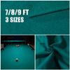 Metaball Professional Pre Cut Pool Table Felt Cloth with 6 PCS Bottom Cloth - Choose for 7, 8 or 9 Foot Table, 7 Colours for Choice (for 9 Fool Table, International Green) view 2