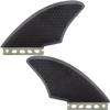 bohally Twin Keel Fins, Single Tab Surfboard Fins, Twin Fin Fishtail Surfboard Fins Twin Keels - Smooth view 1
