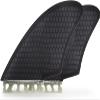 bohally Twin Keel Fins, Single Tab Surfboard Fins, Twin Fin Fishtail Surfboard Fins Twin Keels - Smooth view 4