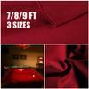 Metaball Professional Pre Cut Pool Table Felt Cloth with 6 PCS Bottom Cloth - Choose for 7, 8 or 9 Foot Table, 7 Colours for Choice (for 7 Fool Table, Red Wine) view 2