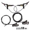 MirOdo E-Bikes Hydraulic Disc Brake Set 2-Piston Lithium-ion Bike Power-Off Hydraulic Brake Automatic Magnetic Sensor Power-Off Hydraulic Brake Front Hose 1350mm Rear 2200mm view 1