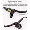 MirOdo E-Bikes Hydraulic Disc Brake Set 2-Piston Lithium-ion Bike Power-Off Hydraulic Brake Automatic Magnetic Sensor Power-Off Hydraulic Brake Front Hose 1350mm Rear 2200mm view 3