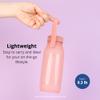 BLUE GINKGO Collapsible Water Bottle  Lightweight, Foldable Silicone Bottle for Travel, Hiking, and Camping (16.9oz, Made in Korea, Rose Pink) view 4