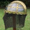 ARTIZANSTORE Medieval Steel Viking Helmet Vendel Knight With Chain Mail Viking Helmet Size for Adult Halloween Costumes view 2