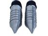Medieval Silver Gothic Sabatons Knights Larp Armor Shoes costumes Roleplay Cosplay Iron Steel Feet Armor shoes Pair of Warrior Sabatons view 1