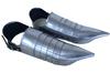 Medieval Silver Gothic Sabatons Knights Larp Armor Shoes costumes Roleplay Cosplay Iron Steel Feet Armor shoes Pair of Warrior Sabatons view 3
