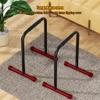 GGZONE Dip Stands Bar Workout Adjustable Parallel Bars Dip Station with (440 LBS) Loading Capacity Perfect for Garage Gym Exercise Equipment Gymnastics view 3