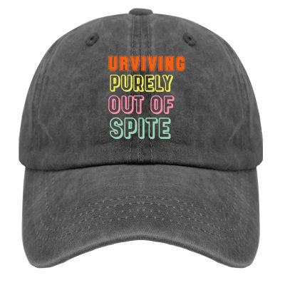 Sun Hats for Men Funny Urviving Purelys Out of Spites Black Cowboy hat Funny hat Gifts for Daughter Outdoor Cap Suitable for