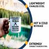 Flairy Land Knife Throwing Camper Mug 12oz - Knife Throwing Solves Them - Knife Thrower Gift Hobby Man Darts Axe Sport Knife Throwing Coach view 4