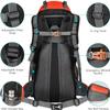 A N T INDUSTRIES 75L Hiking Backpack Camping Backpack Backpacking Backpack, Mountaineering Backpack with 65L+5L Rain Cover (Orange) view 4