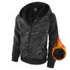 Boy's Zip Up Hoodie Heavyweight Winter Sweatshirt Fleece Sherpa Lined Warm Jacket (8-9, 23#Black Camouflage) view 1